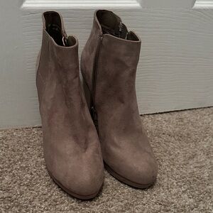 Apt. 9 Beige Ankle Booties